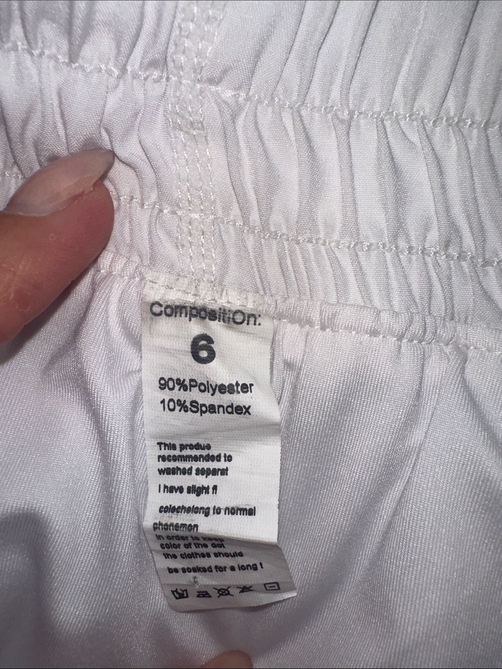 Nike Peach, White & Periwinkle Blue Running Shorts Trio- Small 4-6 - Picture 3 of 7